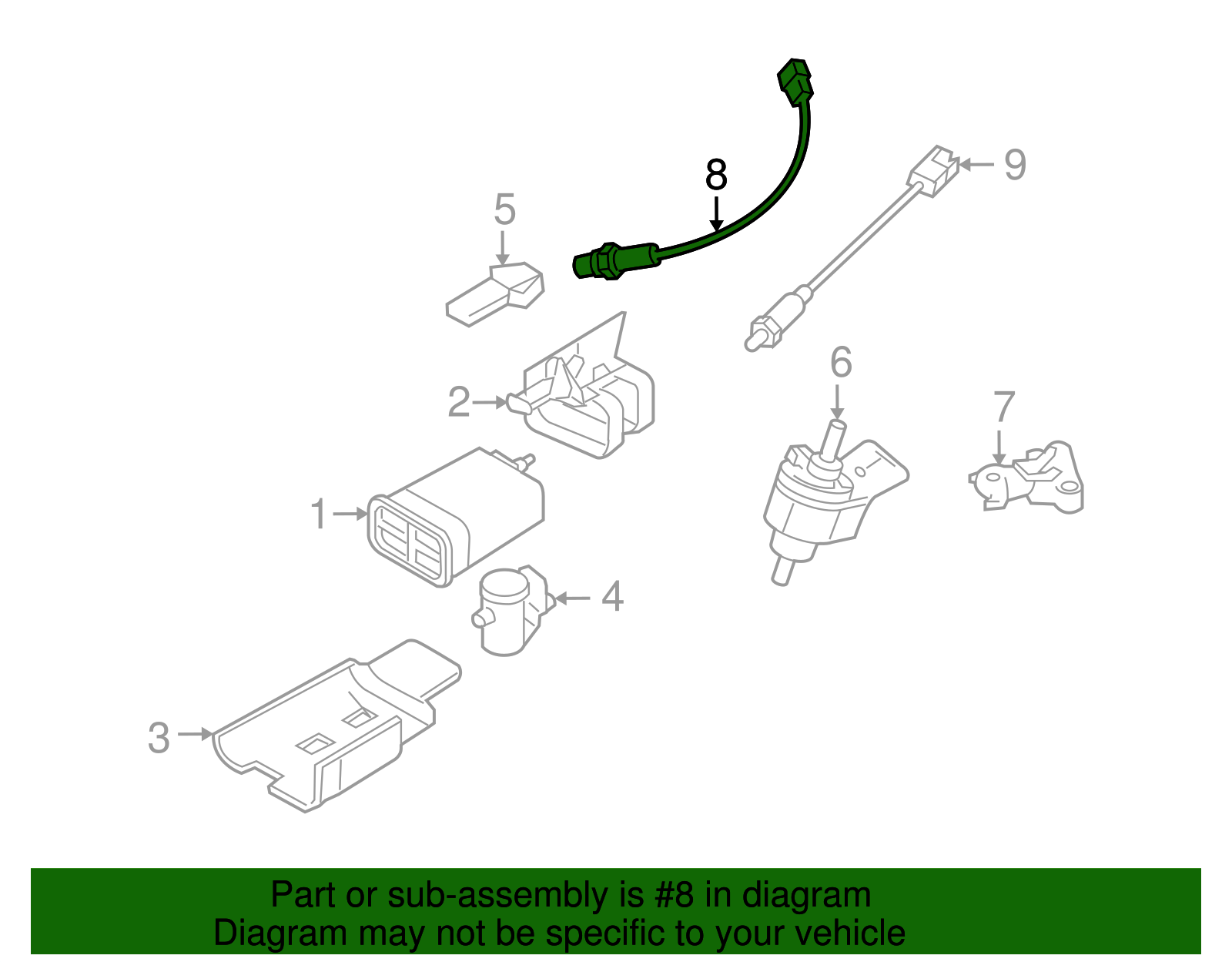 Oxygen Sensor - GM (96951465)