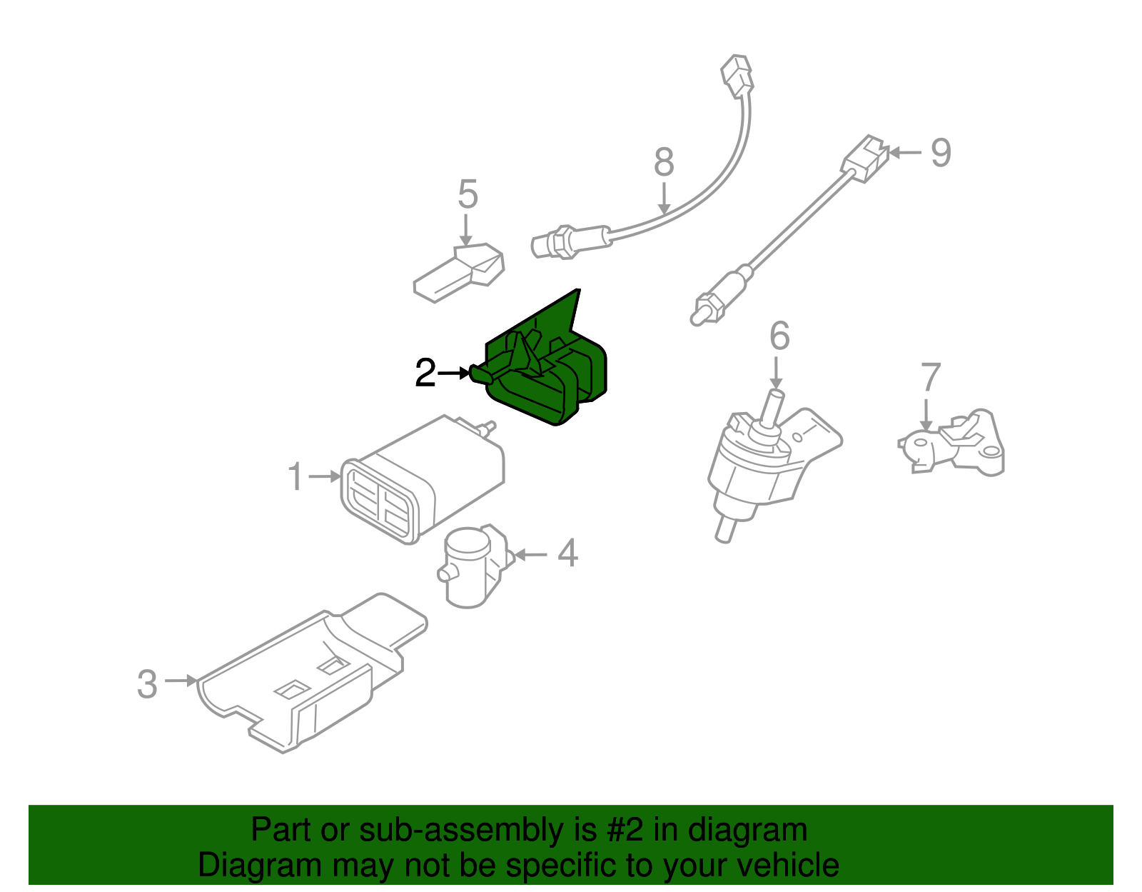 Vapor Canister Bracket - GM (96445814)