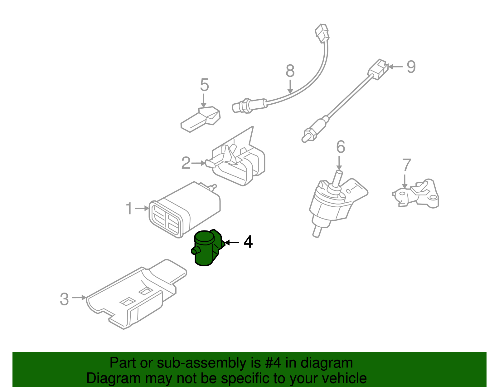Vapor Canister Vent Valve - GM (96553405)