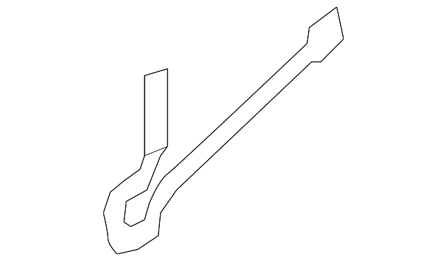 Rear Driver Side Tow Hook - GM (25654472)