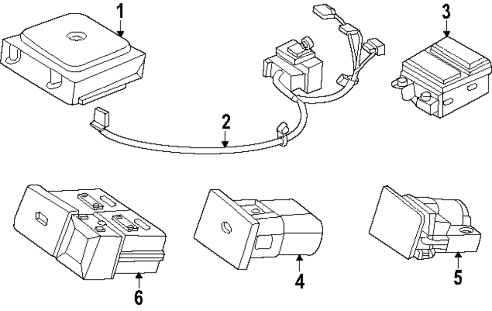 2024-2025 Hyundai Sonata Automatic Transmission Shift Mode Switch 93350 ...