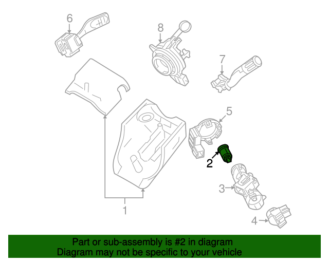 20022012 Ford Ignition Lock Cylinder 2L2Z11582B Blue Springs Ford