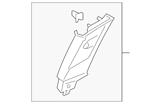 Upper Center Pillar Trim - Ford (GJ7Z-7824357-AB)