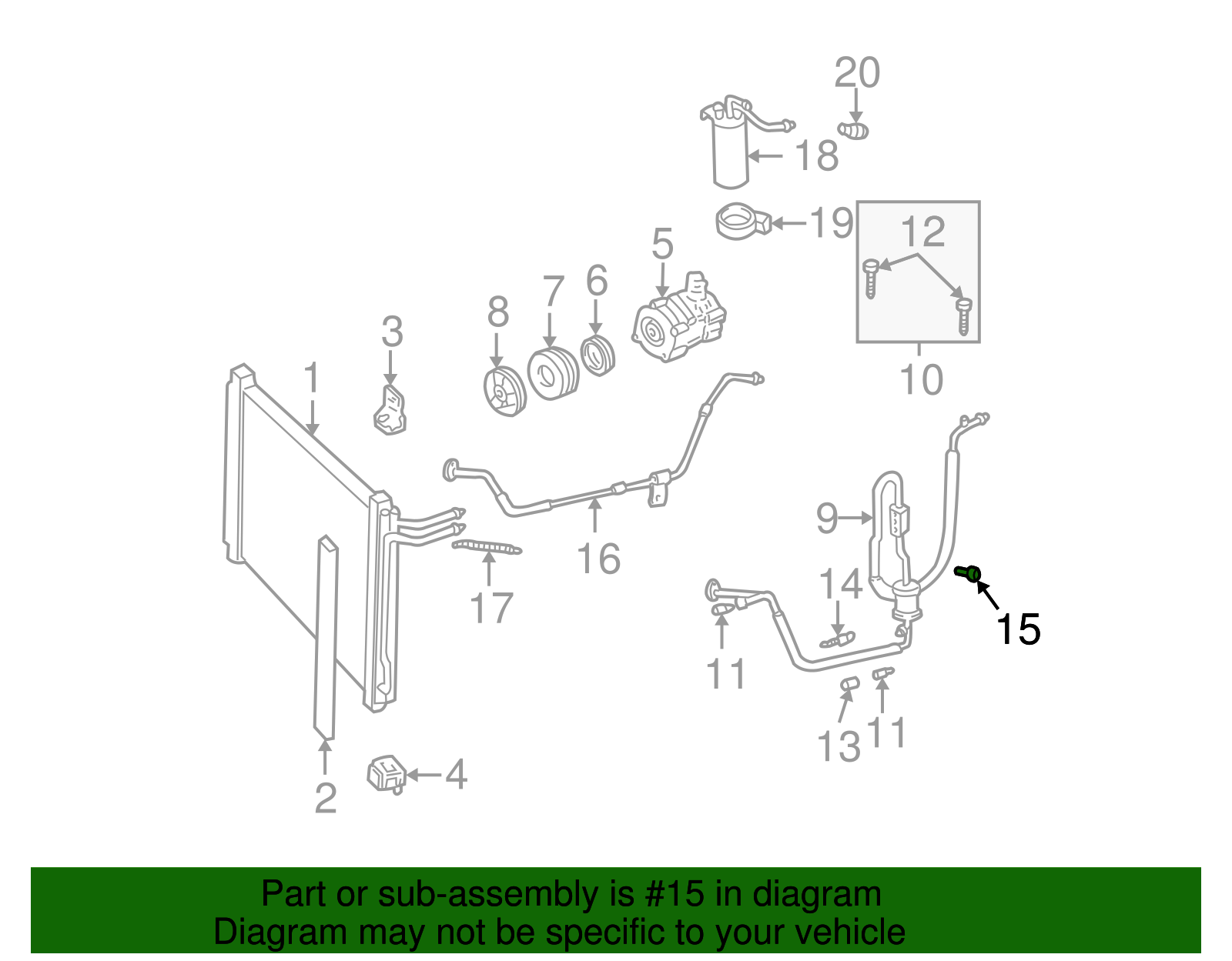 Motorcraft™ Pressure Relief Valve - Ford (YF-50)