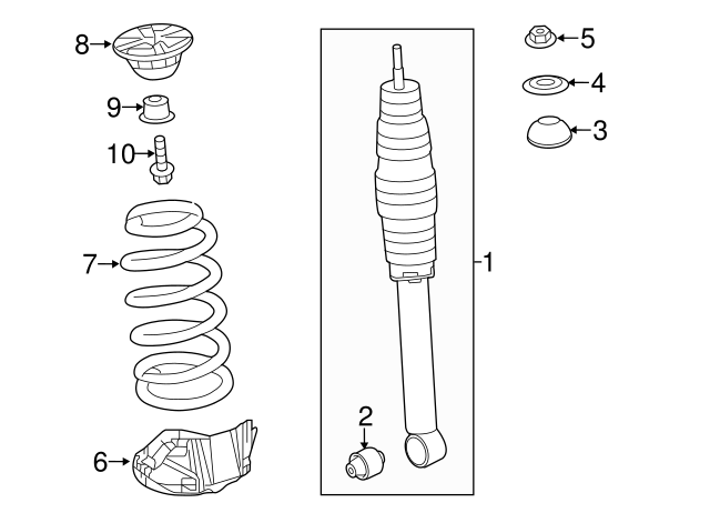 thumbnail image 2 of Pair Rear Shock Absorbers Performance Upgrade For Acura RDX 2013-2018 Monotube 2 of 4