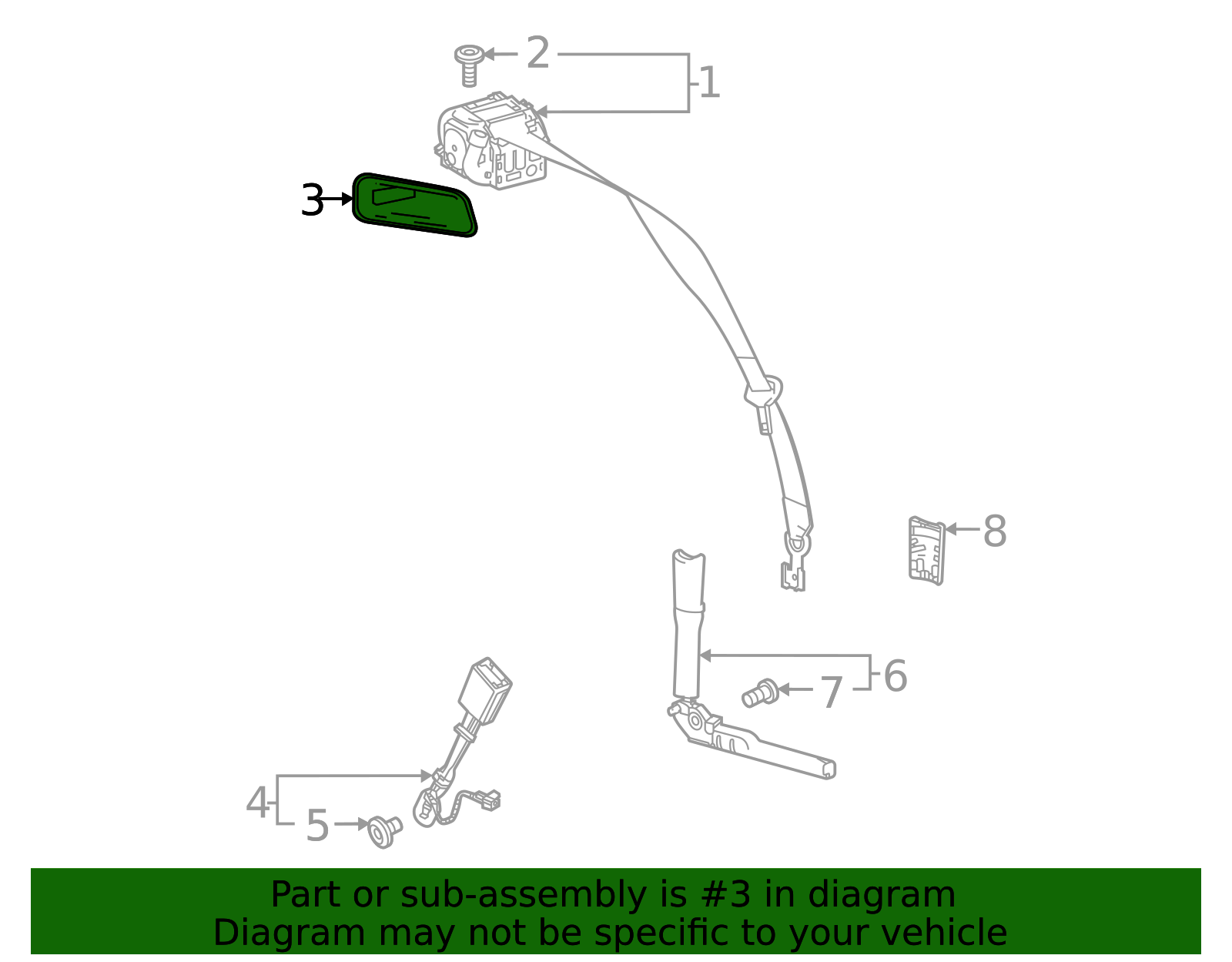 F Bezel - GM (87859133)