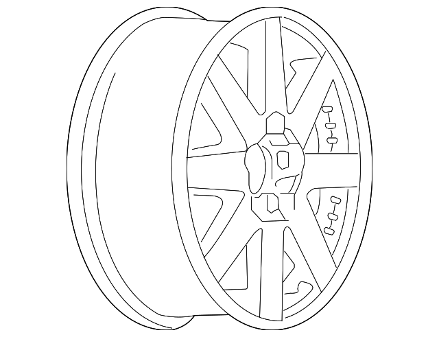 Wheel, Alloy - GM (9594938)