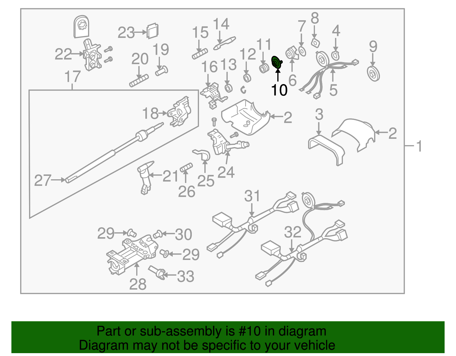 Turn Signal Cancel Cam - GM (26080344)