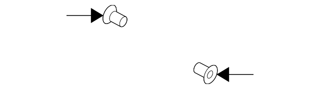 Steering Column Tilt Lock Release Lever Pivot Pin - GM (26036317)