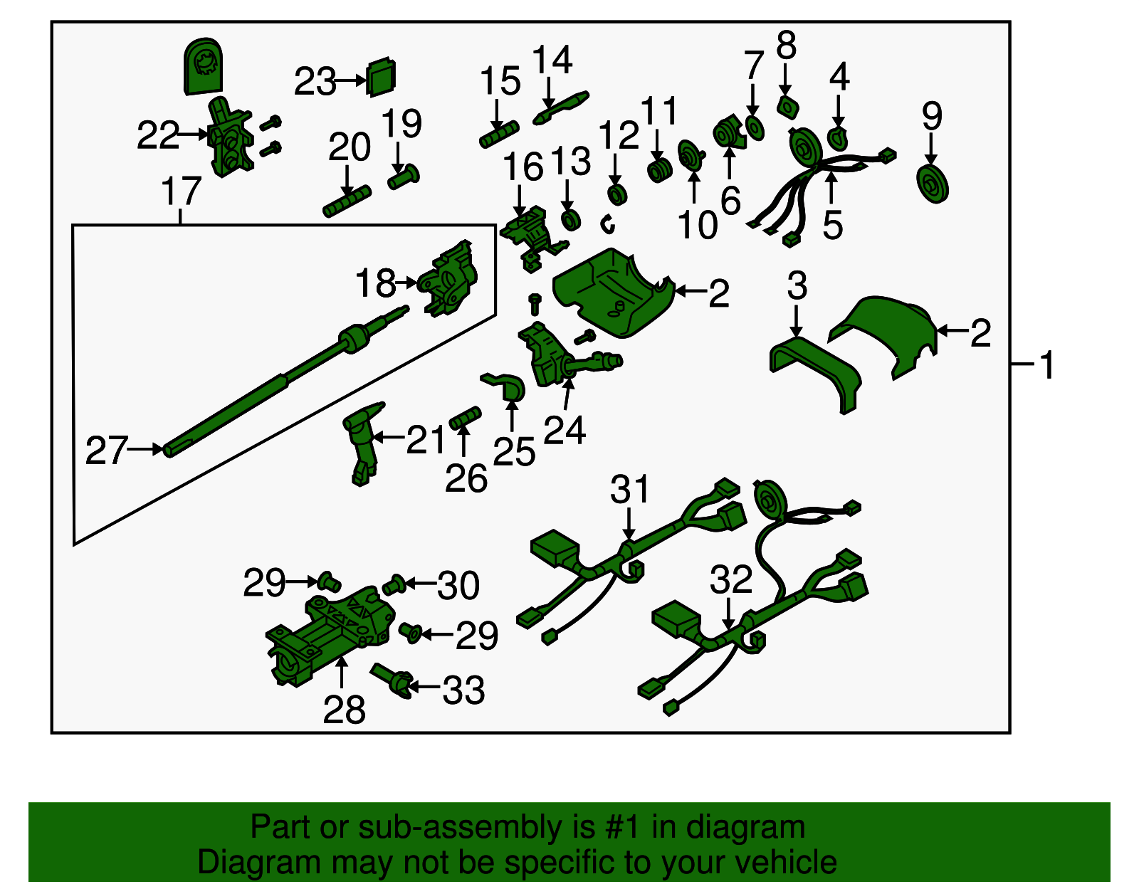 Steering Column - GM (88965341)