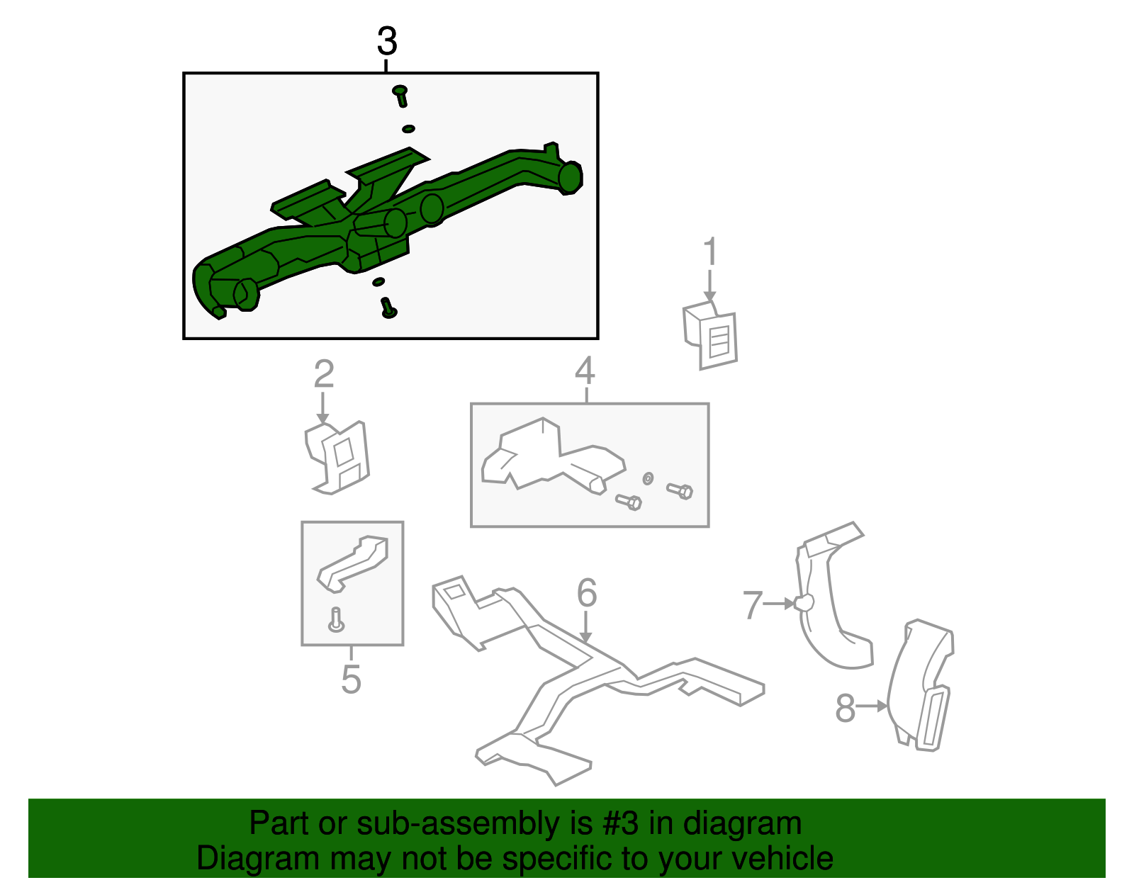 Duct Assembly-Air Distr - GM (25990098)