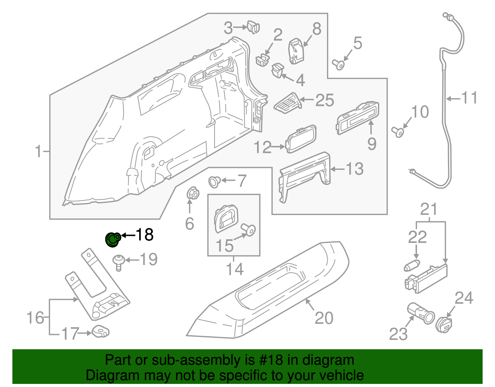 Bracket Nut - Volkswagen (N-904-953-01)