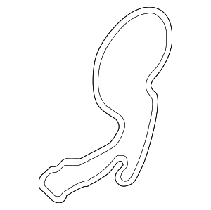 OEM Water Pump Gasket LEFT for 10-25 Genesis Hyundai Kia 3.3L 3.8L