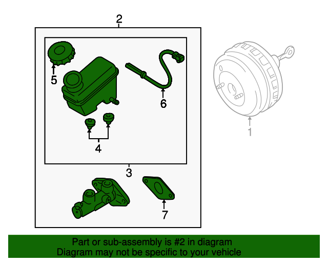 20052006 Mazda Tribute Master Cylinder ZZC143990A