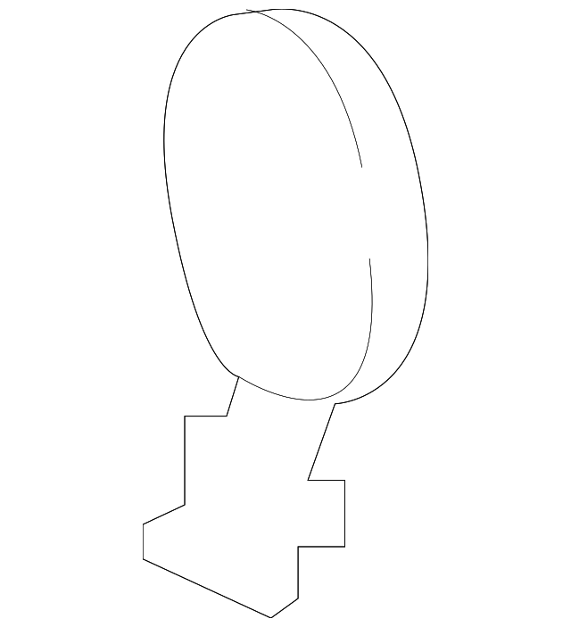 71104T5RA00ZE Cover, Front Towing Hook *NH788P* (White Orchid Pearl