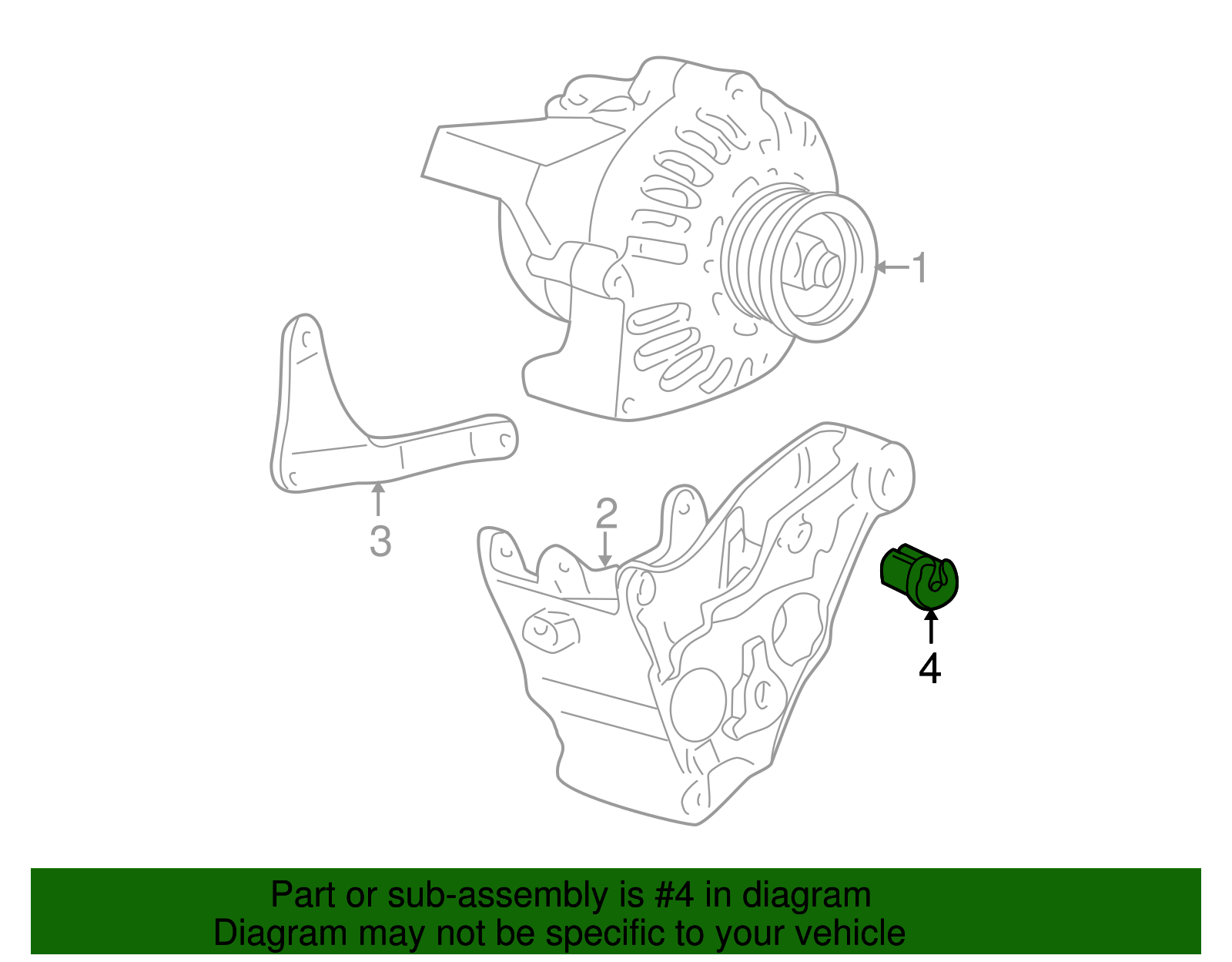 Belt Tensioner Pulley Spacer - GM (12550090)