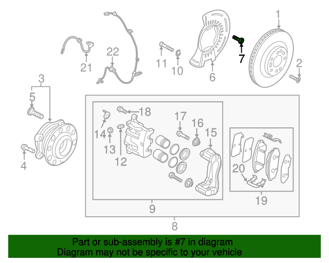 1129306146K Splash Shield Bolt 20162024 Kia My Kia Parts