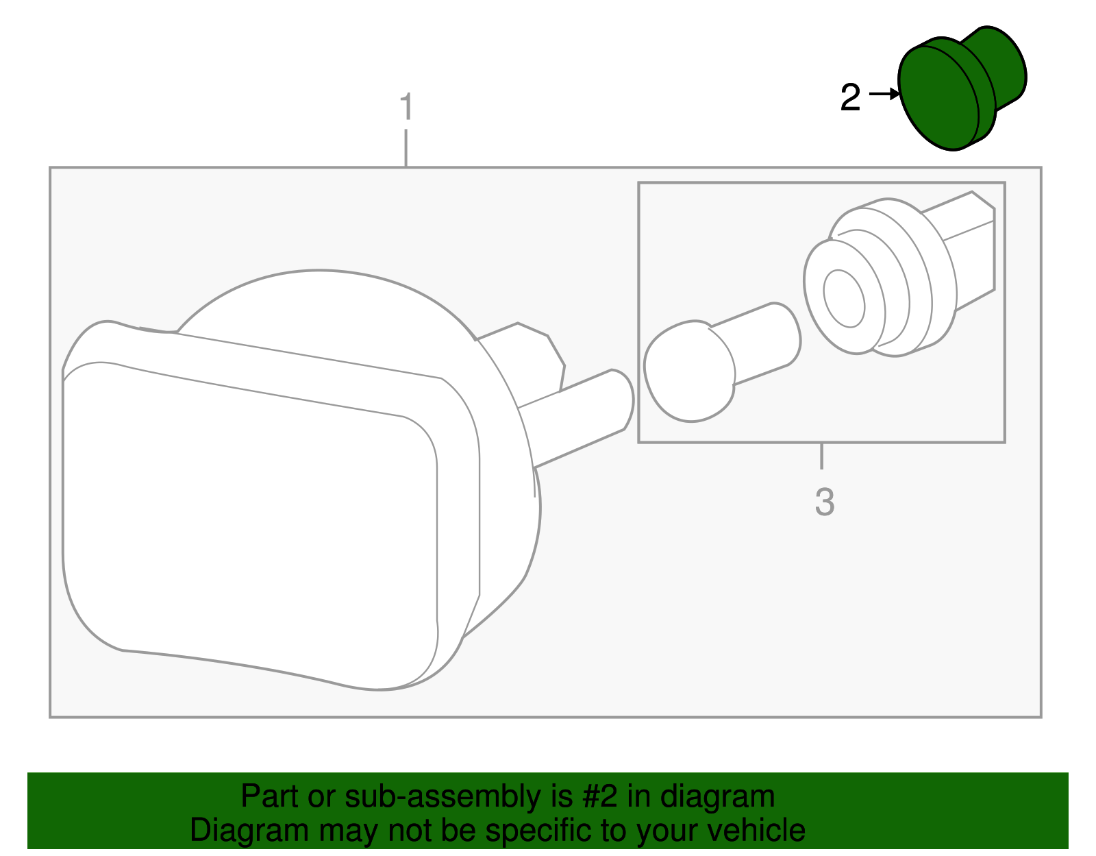 Daytime Run Lamp Nut - GM (10220447)