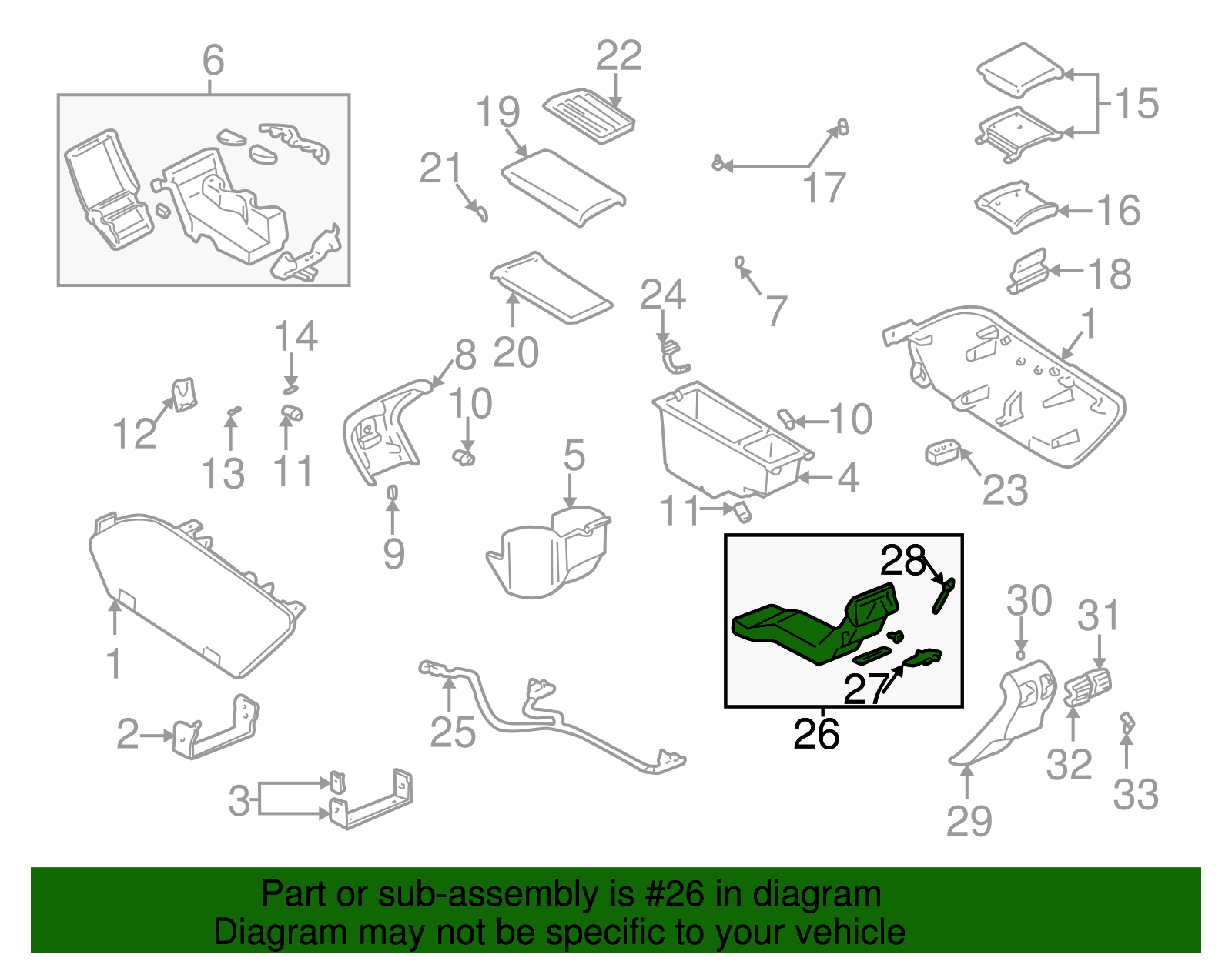 Rear Duct - GM (25690359)