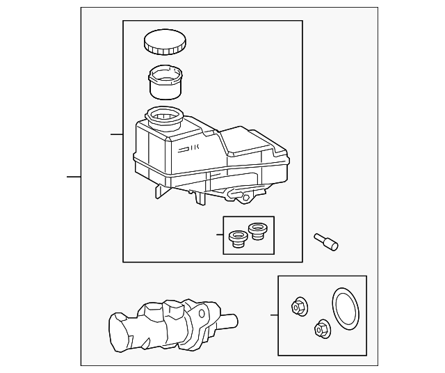20182022 Toyota CHR Master Cylinder 47201F9020 Toyota Parts Center