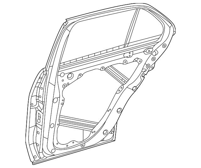 167-730-37-01 - Door Shell 2020-2024 Mercedes-Benz | Mercedes-Benz 
