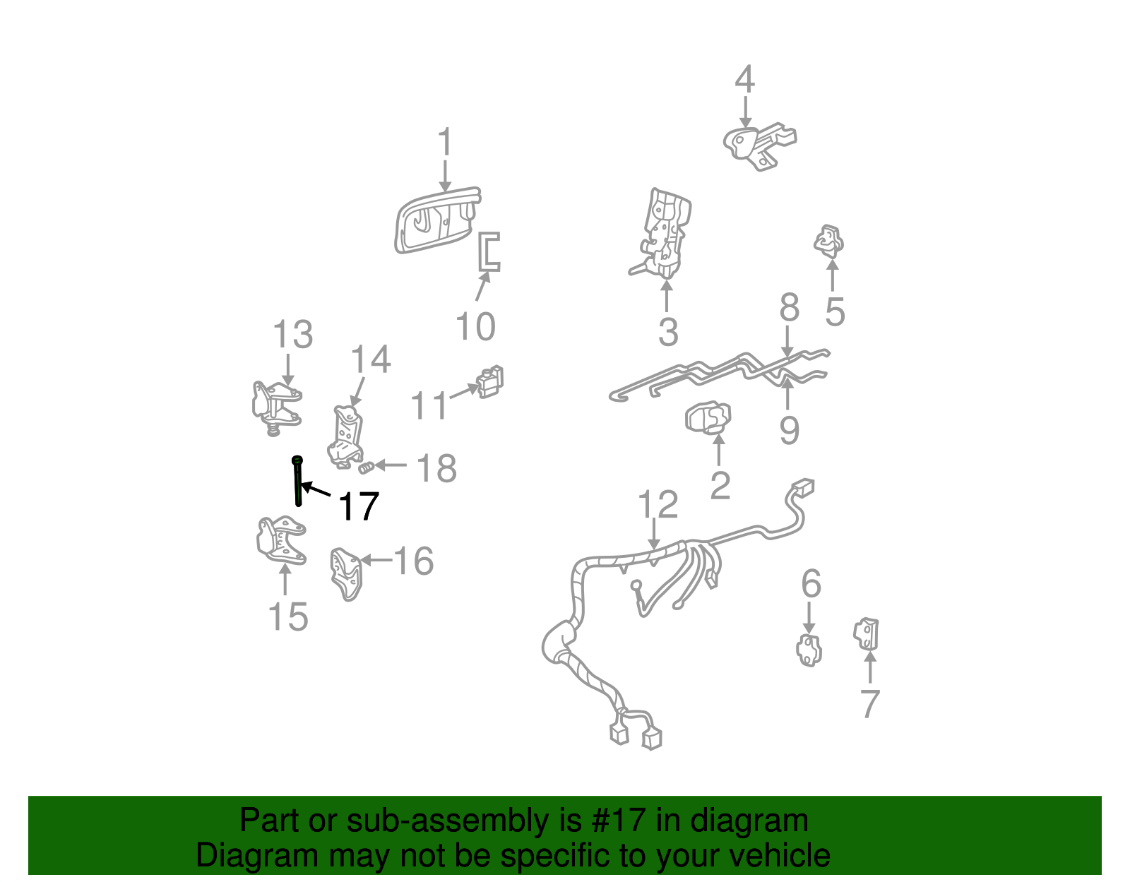 Tool Box Hinge Pin - GM (93356553)
