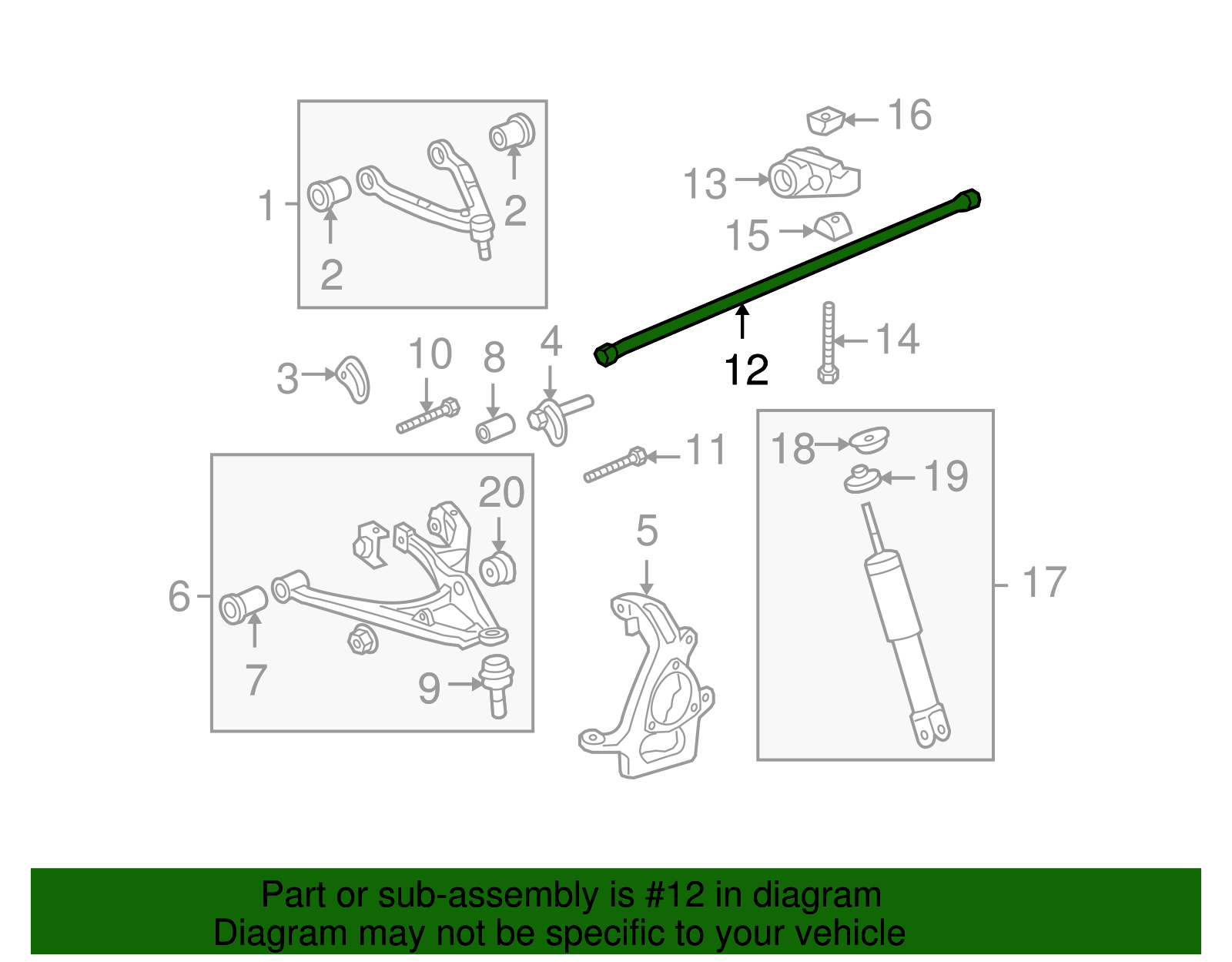 Bar-Front Tors - GM (93357121)