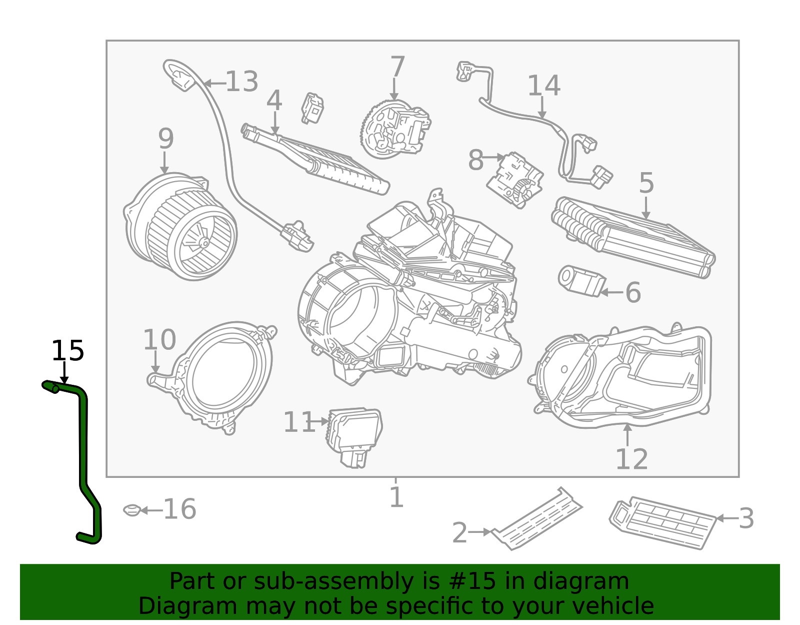 Drain Hose - Toyota (88539-08210)