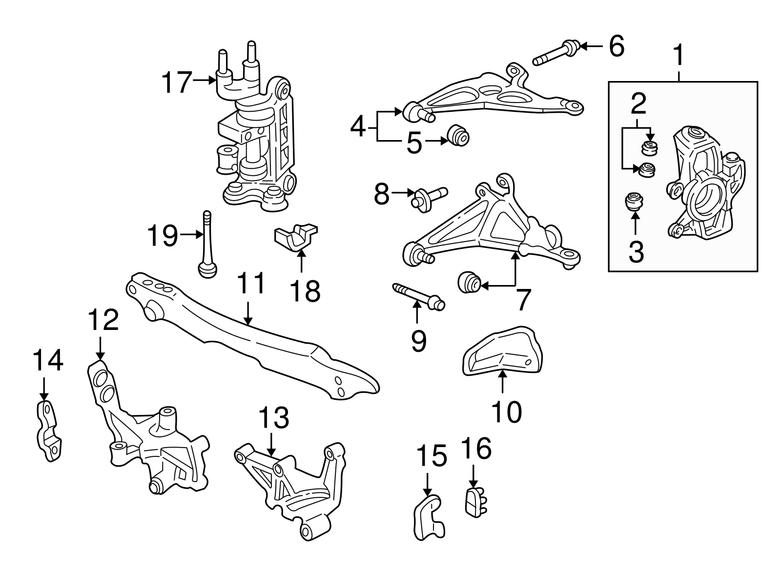 アクセサリー HONDA NSX-R 50317-SL0-000 - End B, R Front Cross Bracket 1991-2005 Acura