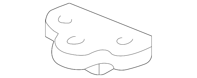 Bracket, Eng Front Mt - GM (90576087)