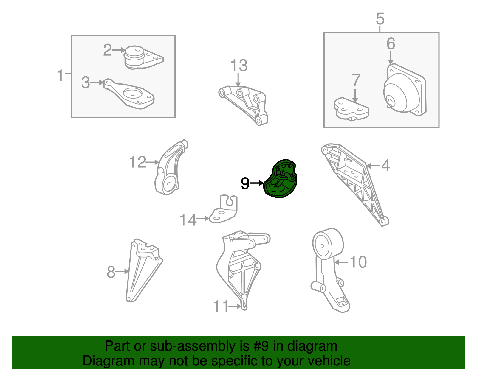 Bracket, Trans Mt - GM (90578233)