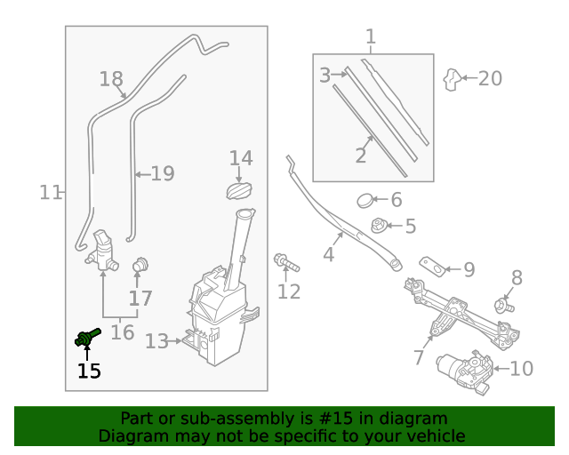 98521D9000 Washer Fluid Level Sensor 20172023 Kia Kia.Parts Store