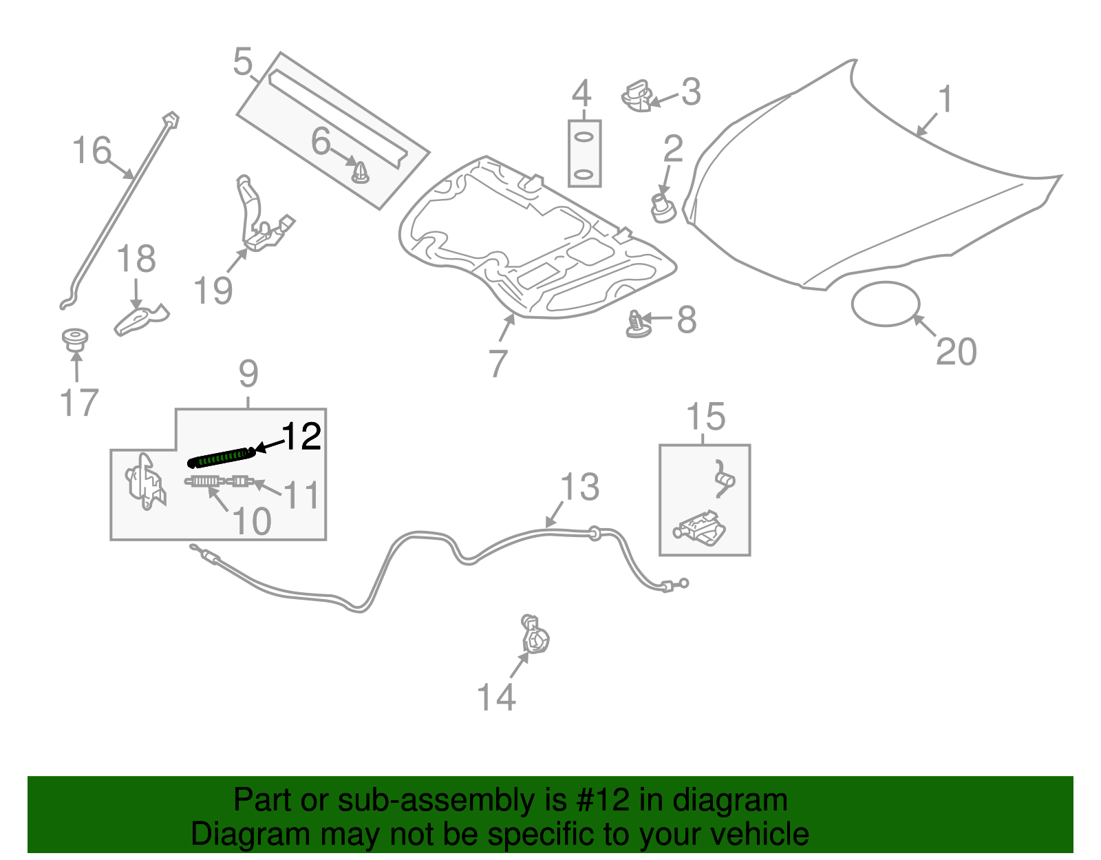 Lock Assembly Spring - Scion (90506-16077)