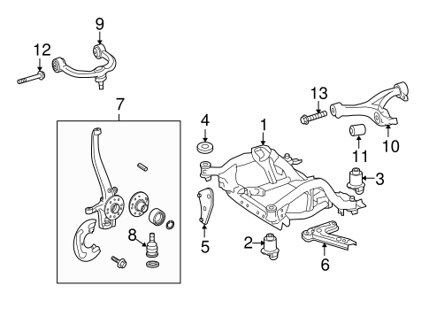 Suspension Components for 2007 Mercedes-Benz ML 350 #0