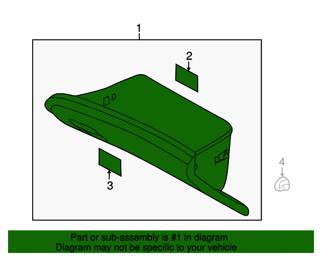 845101M000WKDS Glove Box Assembly 20102013 Kia Genuine Kia Parts