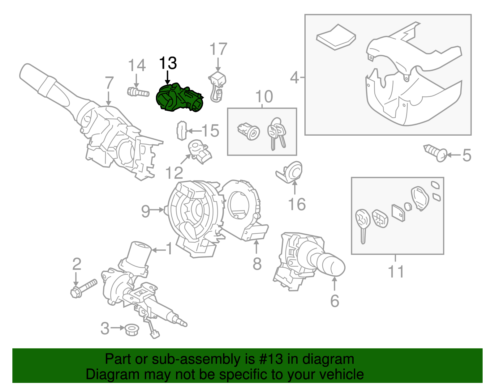 Ignition Housing - Scion (SU003-03992)