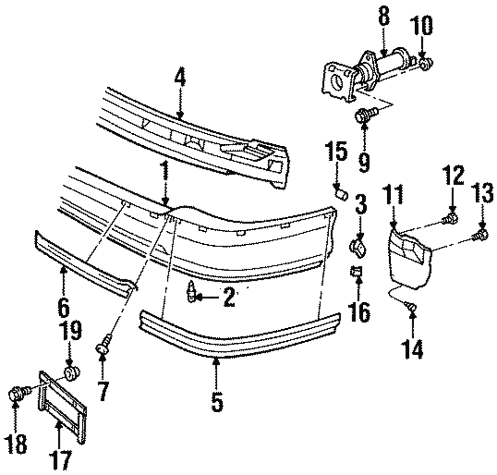 03549387 Strip 19941996 Cadillac DeVille Gateway Buick GMC Parts