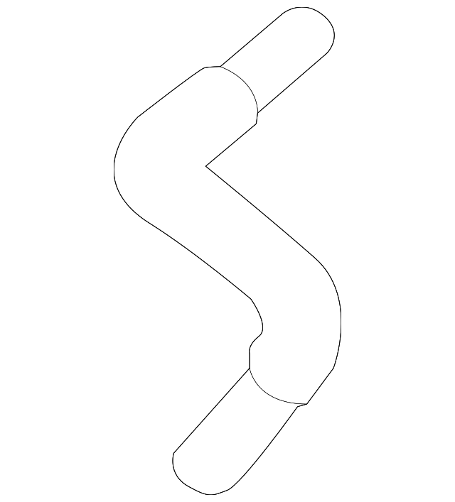 Automatic Transmission Oil Cooler Hose - Toyota (32942-0E160)