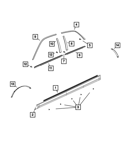 Moldings and Ornamentation for 2016 Chrysler 300 #0