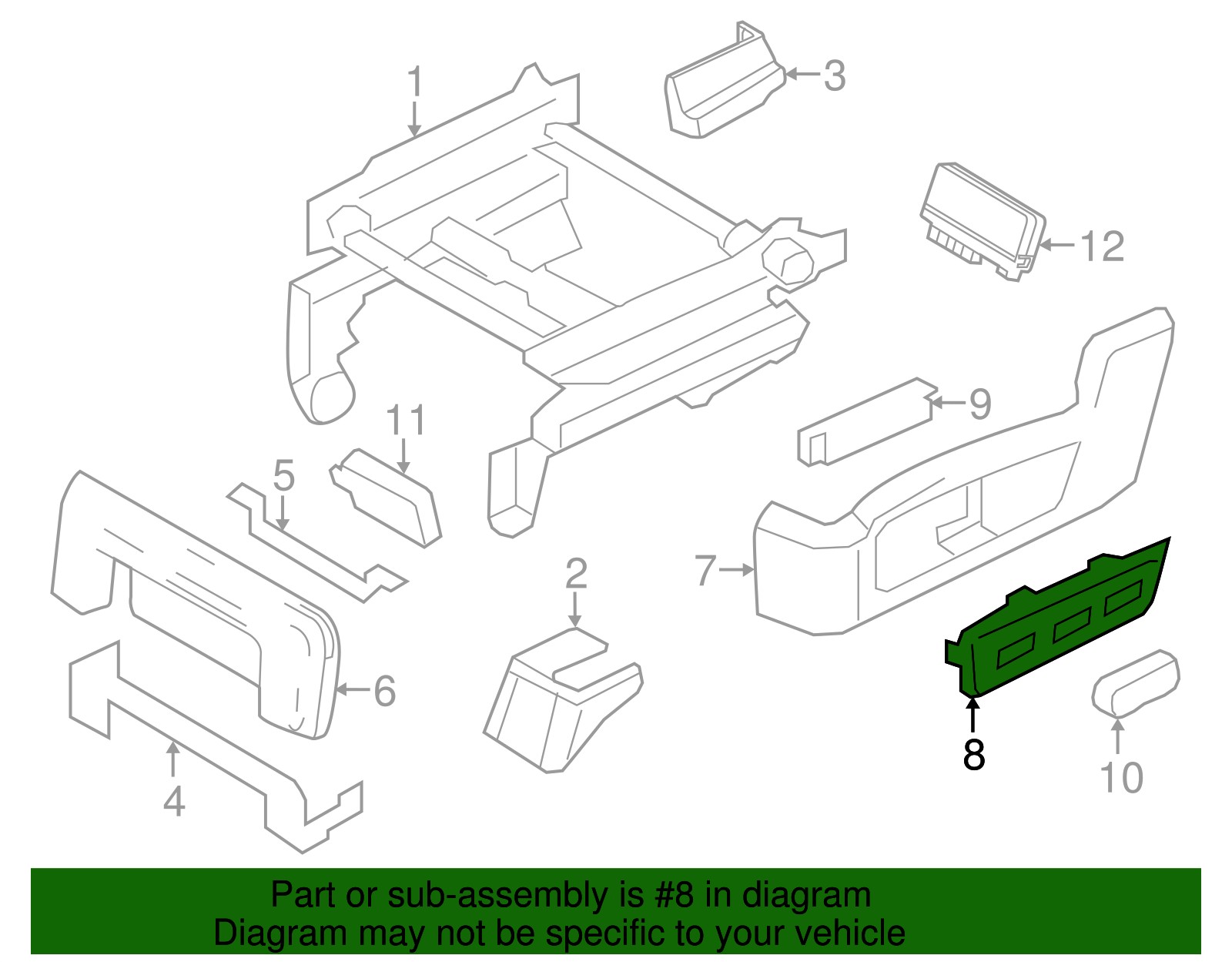 Switch Housing - Ford (GL7Z-14A707-AA)