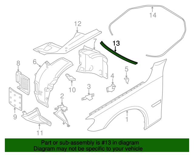 Genuine BMW 51767199435 Front Seal FREE Shipping on Most Orders