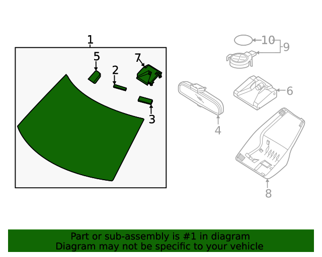86110K0050 Windshield 20202022 Kia Soul Kia.Parts Store