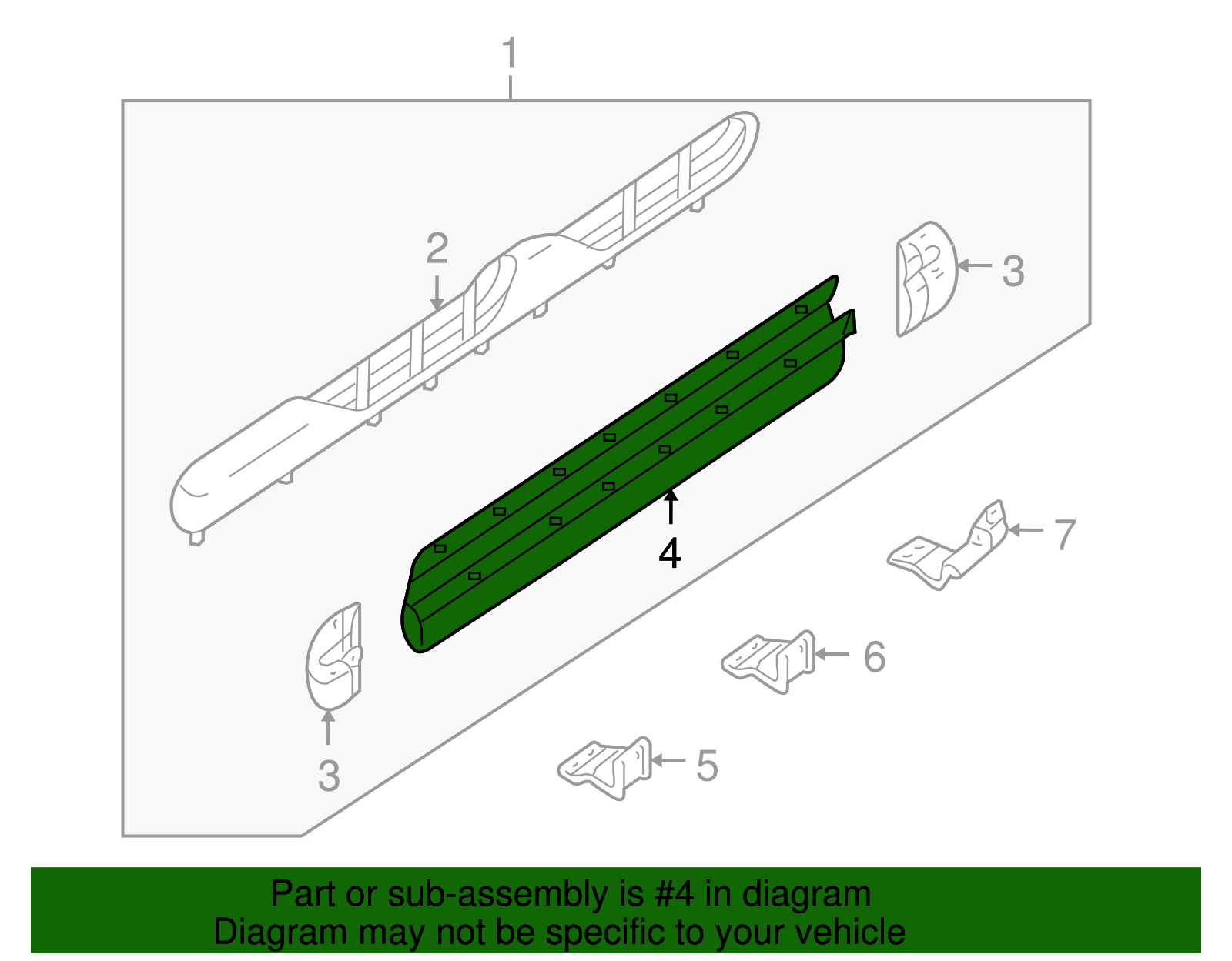 Reinforcement - Ford (YL8Z-16A464-AAA)
