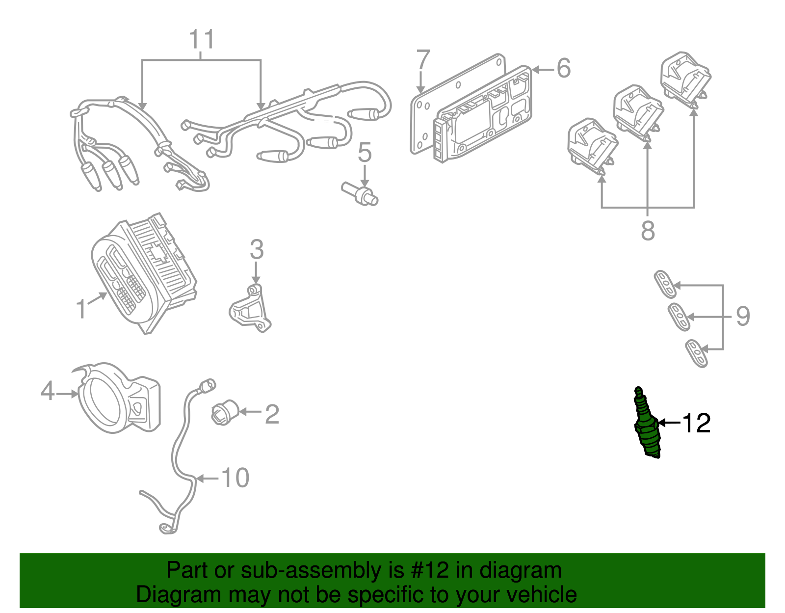 Conventional Spark Plug - GM (19302723)