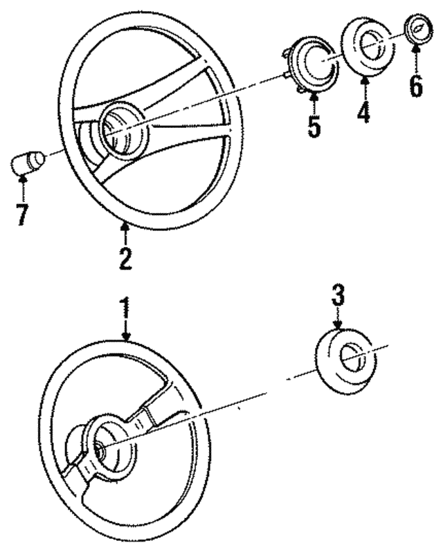 19841988 GM Steering Wheel Horn Contact 474102 GM Parts Online