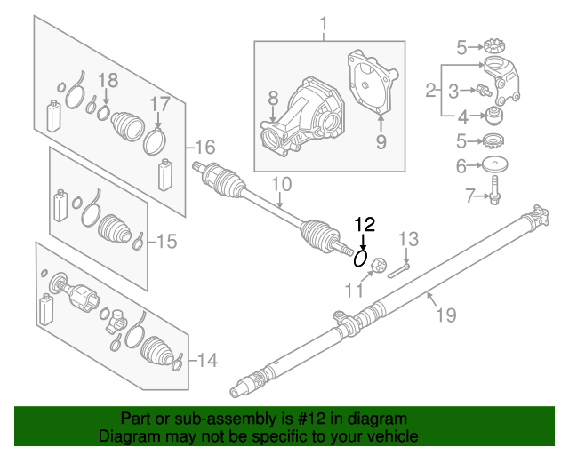 19952017 Mitsubishi Axle Assembly Washer MB109025
