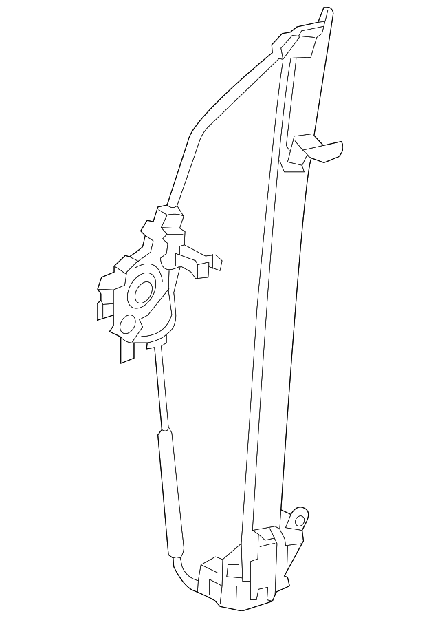 20152018 Chevrolet City Express Front Driver Side Window Regulator