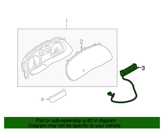 Ford Dealership 20042011 Ford Ranger Shift Indicator NL5Z7A110A