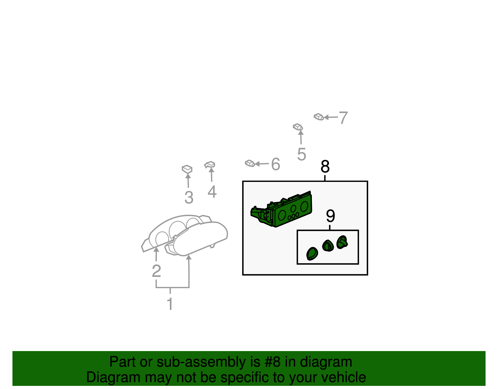 Control Assembly, Heater (W/ R/Wdo Defg Switch) - GM (10388467)