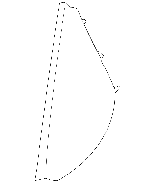 23188770 - Dark Atmosphere Driver Side Instrument Panel Outer Trim ...